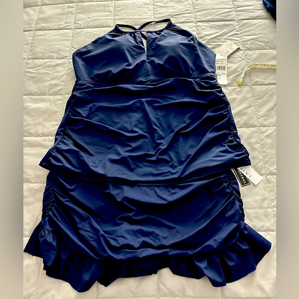 La Blanca Island Goddess Tankini Indigo